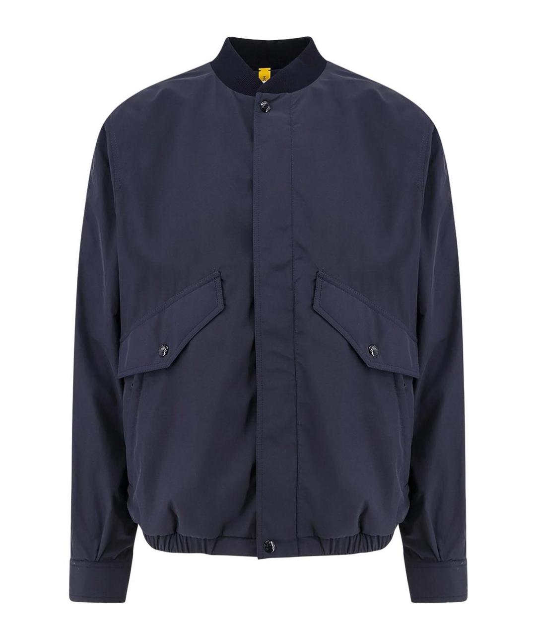 MONCLER Синяя полиэстеровая куртка, фото 1