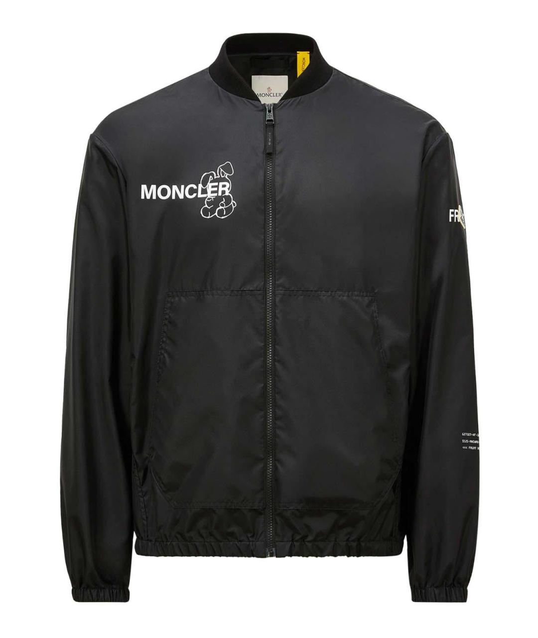 MONCLER Черная полиамидовая куртка, фото 1