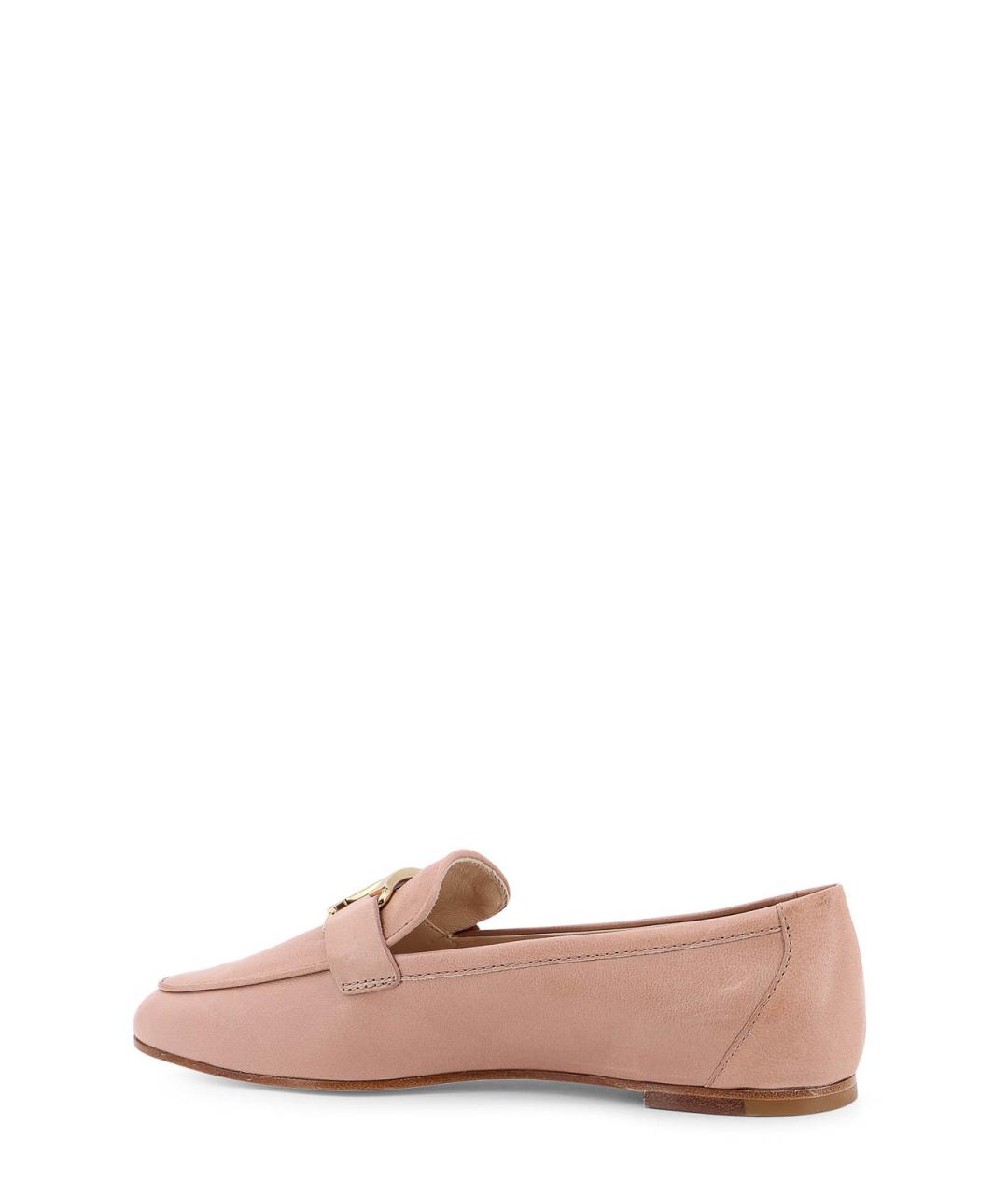 TOD'S Бежевые кожаные лоферы, фото 3