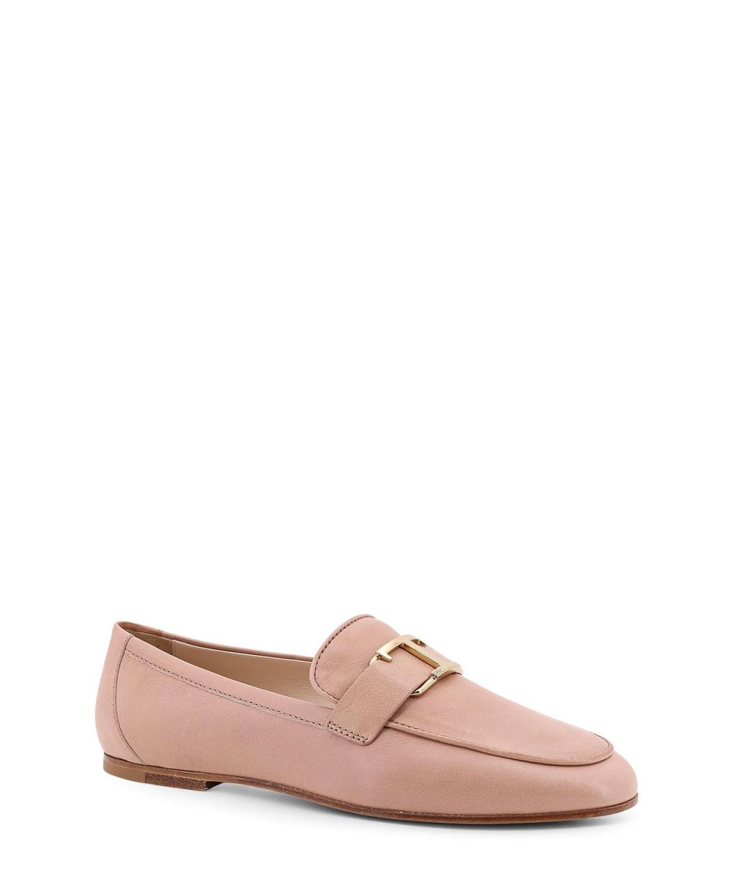 TOD'S Бежевые кожаные лоферы, фото 2
