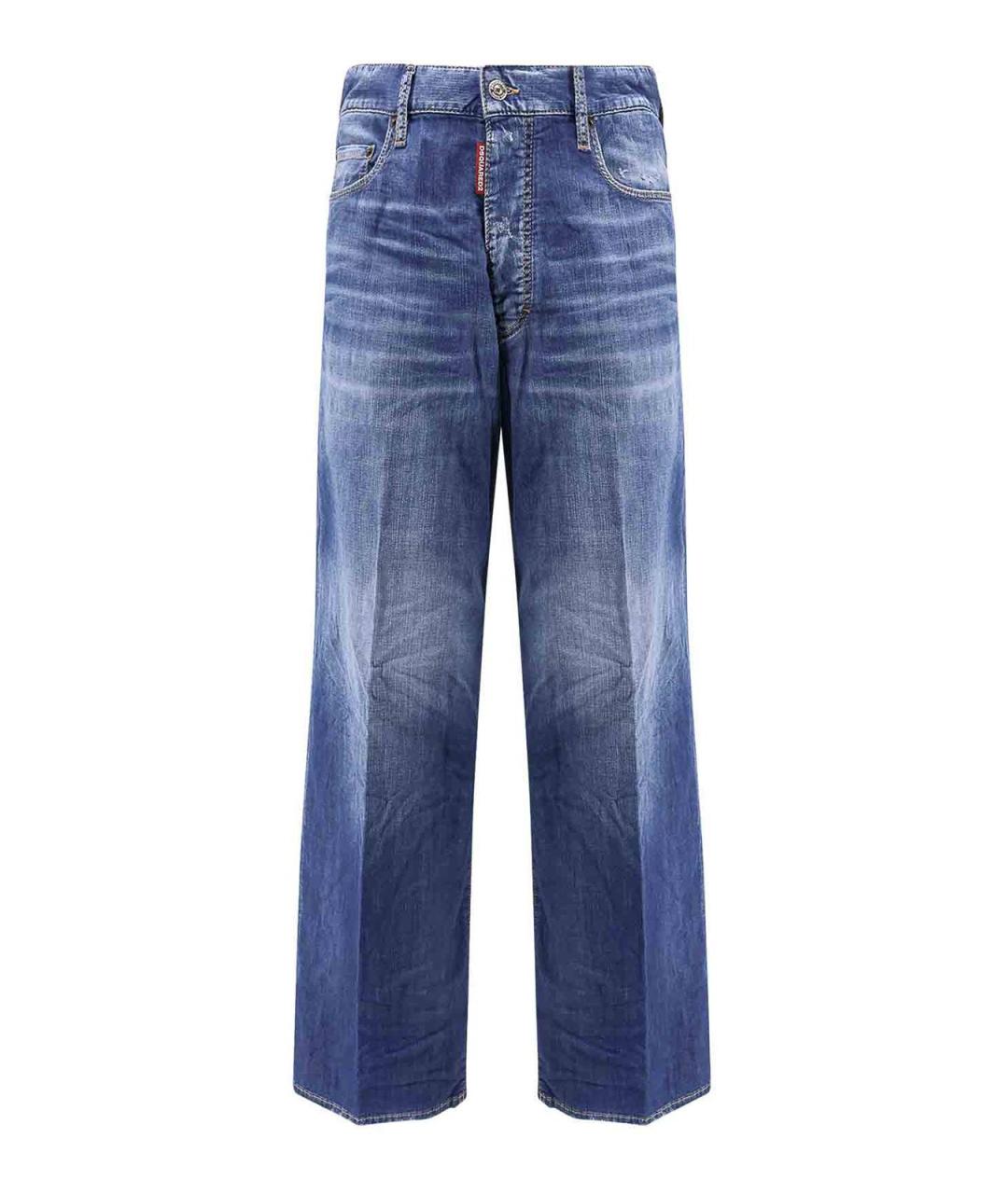 DSQUARED2 Синие хлопковые джинсы, фото 1