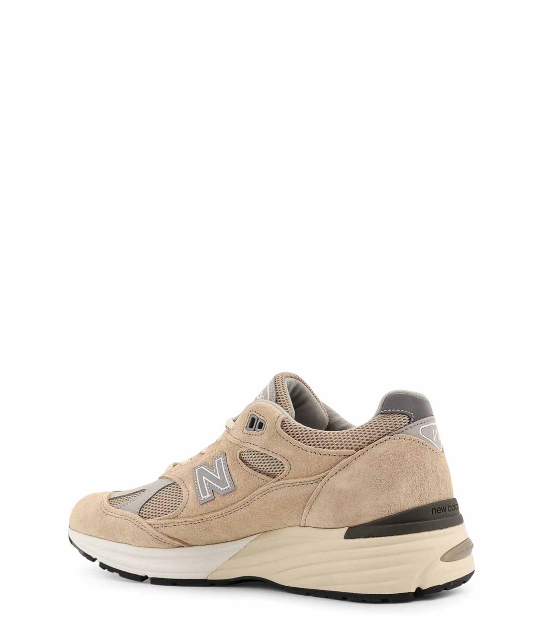 NEW BALANCE Бежевые замшевые низкие кроссовки / кеды, фото 5