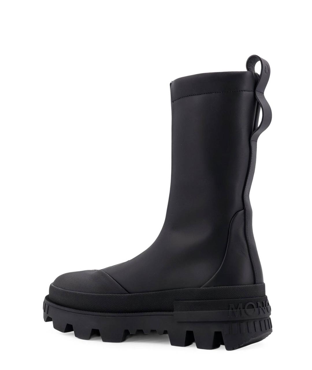 MONCLER Черные резиновые сапоги, фото 3