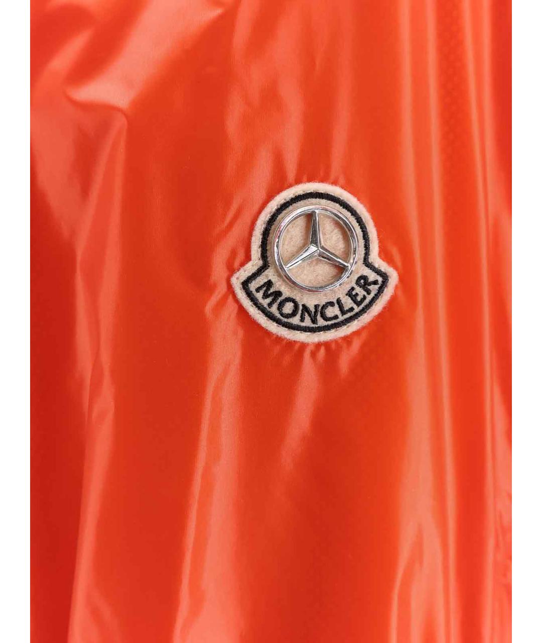 MONCLER Оранжевая полиамидовая куртка, фото 3