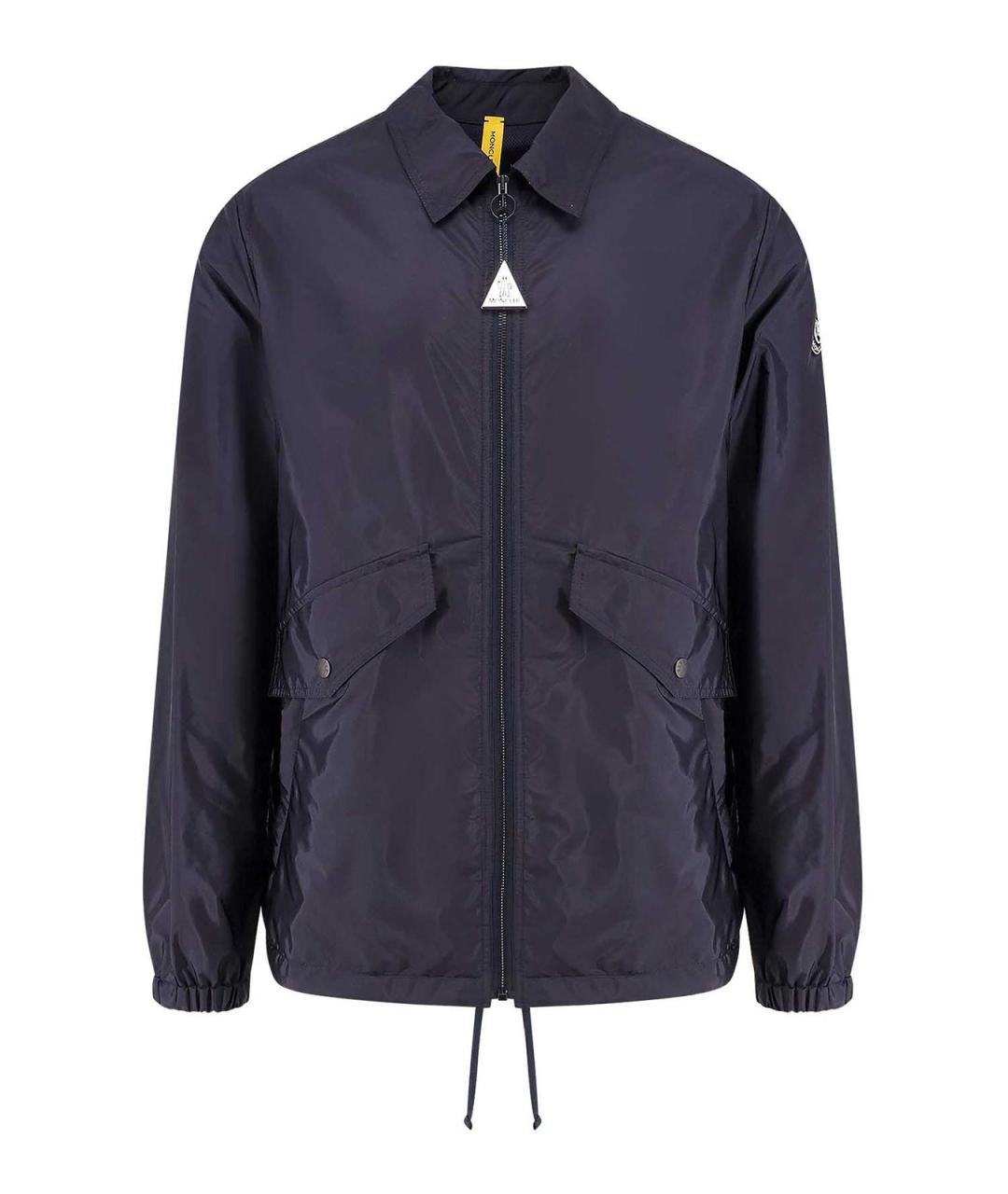 MONCLER Синяя полиамидовая куртка, фото 1