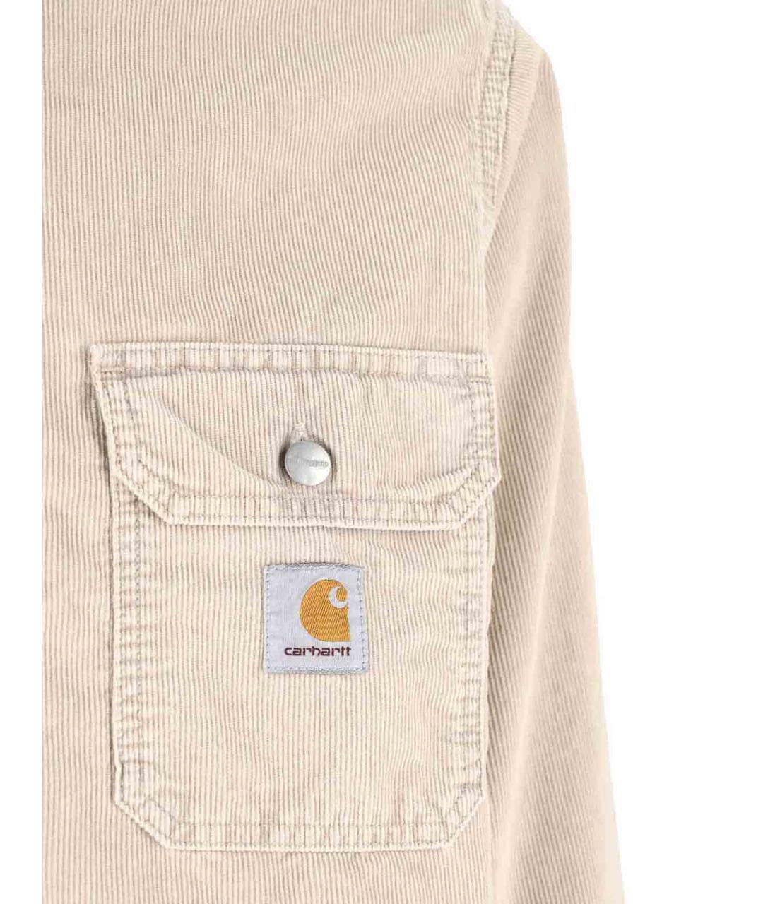 CARHARTT Бежевая бархатная куртка, фото 3