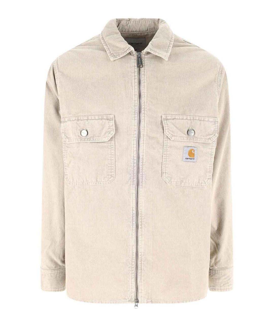 CARHARTT Бежевая бархатная куртка, фото 1
