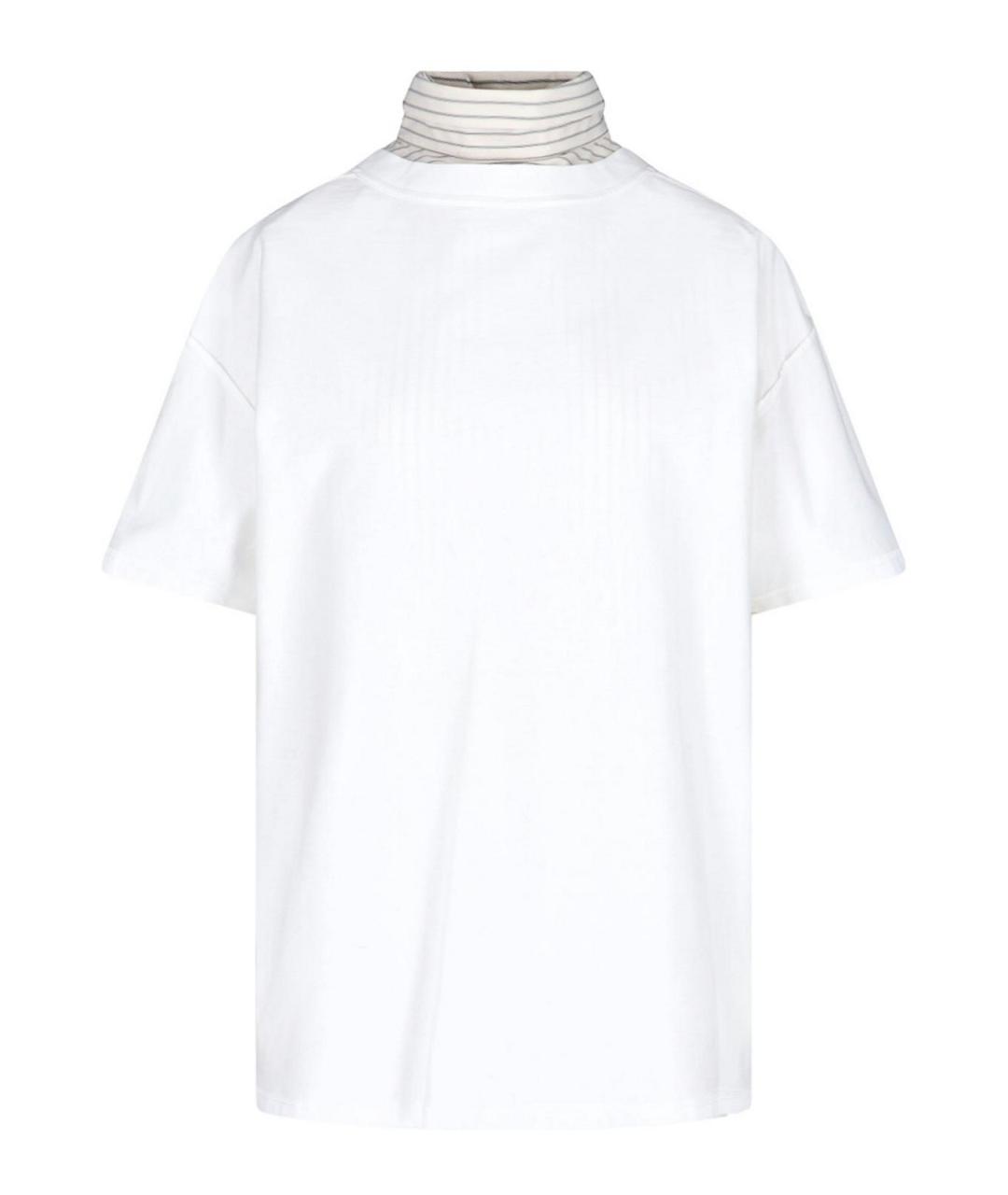 MAISON MARGIELA Белая хлопковая рубашка, фото 1
