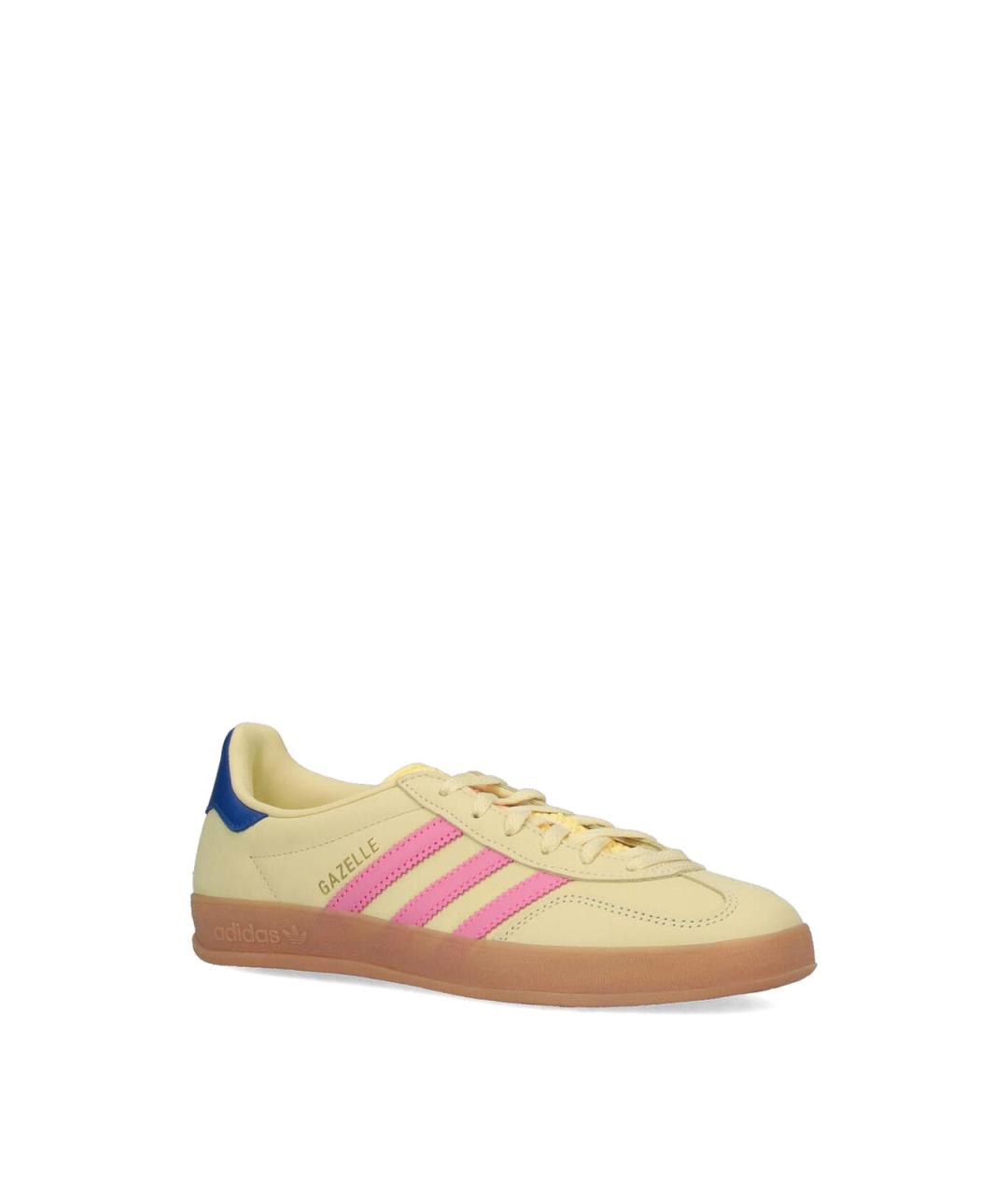 ADIDAS Желтые замшевые кроссовки, фото 2