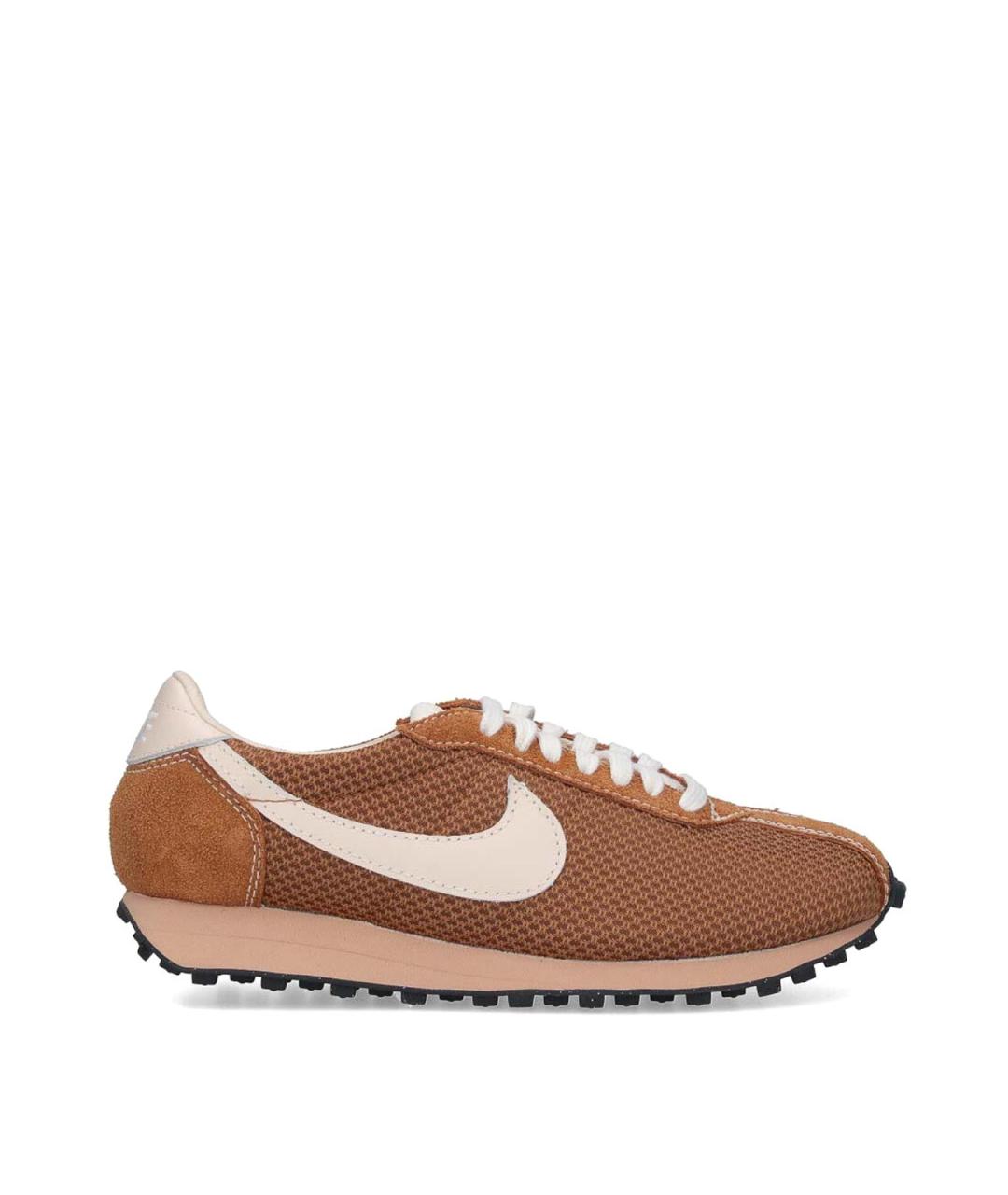 NIKE Коричневые замшевые низкие кроссовки / кеды, фото 1