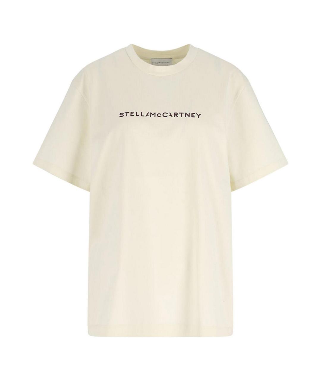 STELLA MCCARTNEY Белая хлопковая футболка, фото 1