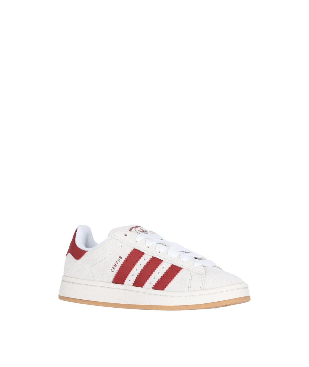 ADIDAS Белые замшевые кроссовки, фото 2