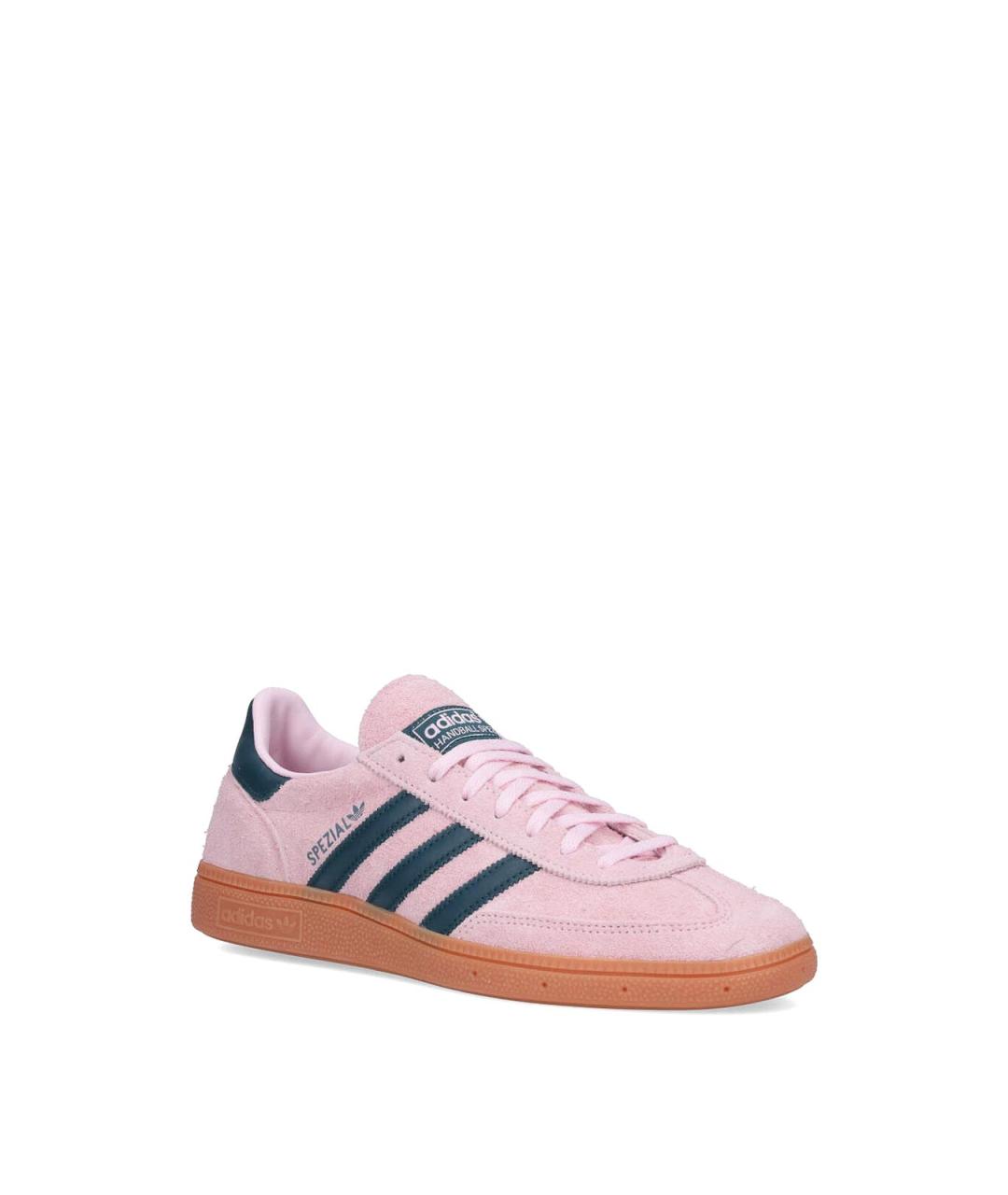 ADIDAS Розовые замшевые кеды, фото 2