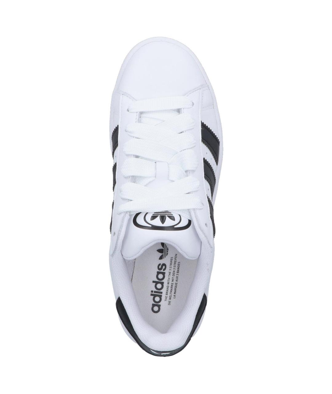 ADIDAS Белые кожаные низкие кроссовки / кеды, фото 5