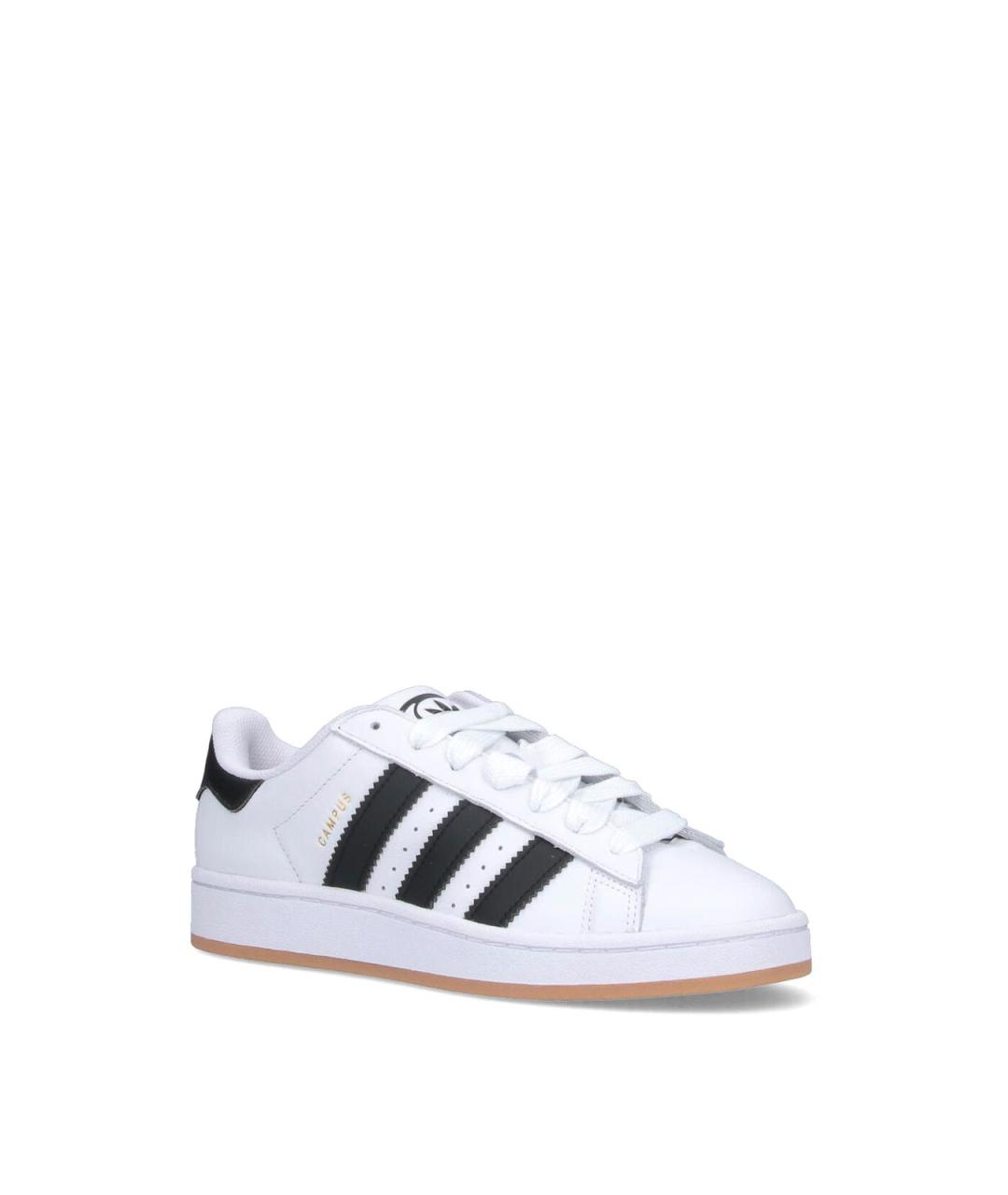 ADIDAS Белые кожаные низкие кроссовки / кеды, фото 2