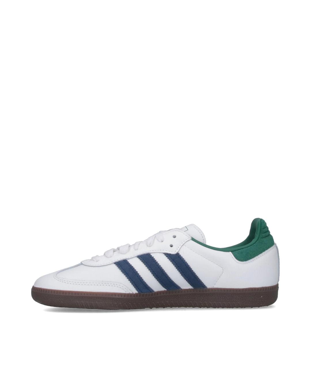 ADIDAS Белые кожаные низкие кроссовки / кеды, фото 3