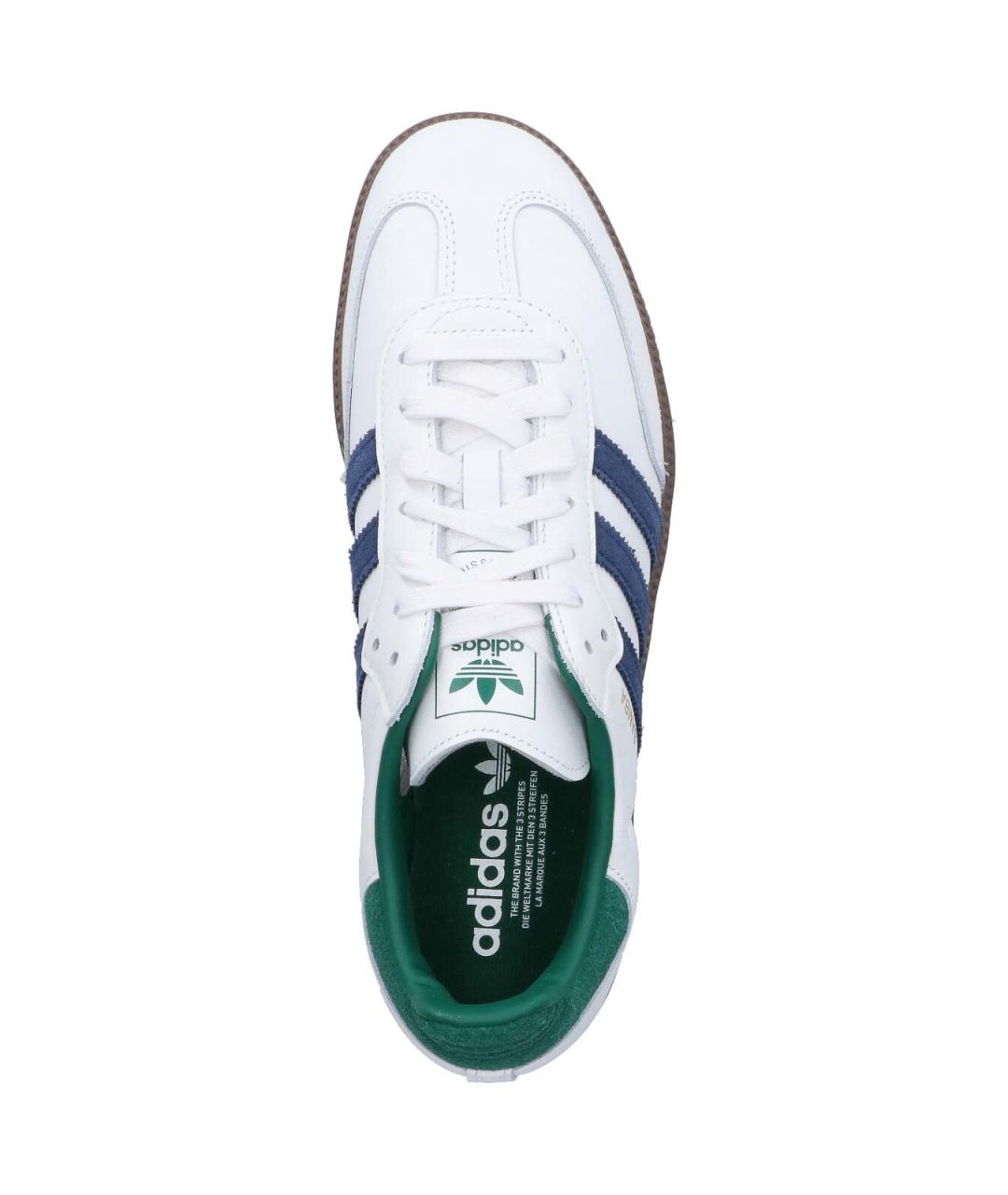 ADIDAS Белые кожаные низкие кроссовки / кеды, фото 5