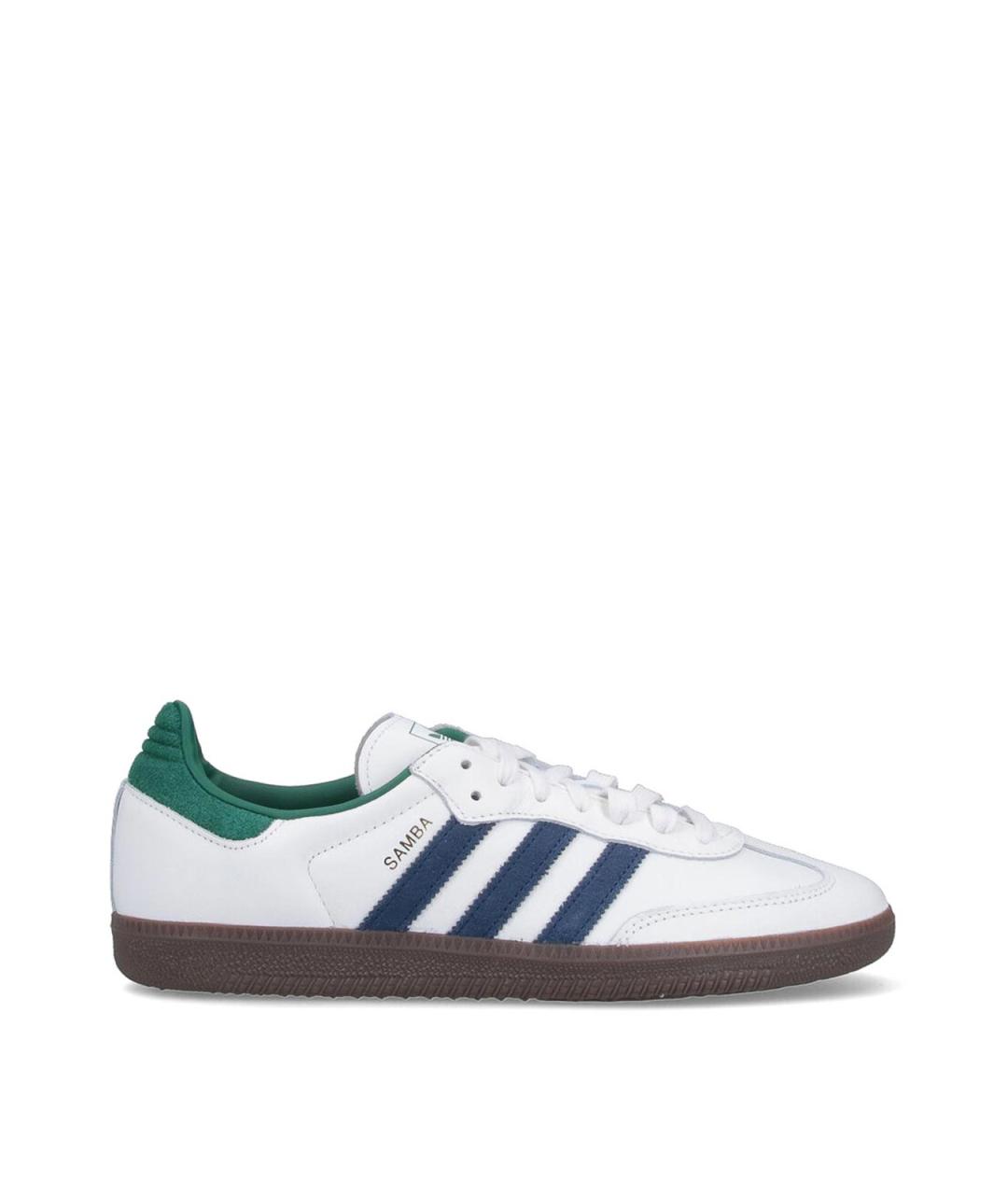 ADIDAS Белые кожаные низкие кроссовки / кеды, фото 1