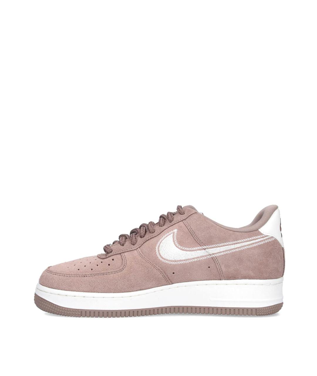 NIKE Коричневые замшевые низкие кроссовки / кеды, фото 3