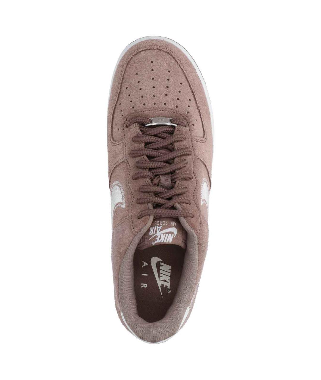 NIKE Коричневые замшевые низкие кроссовки / кеды, фото 5