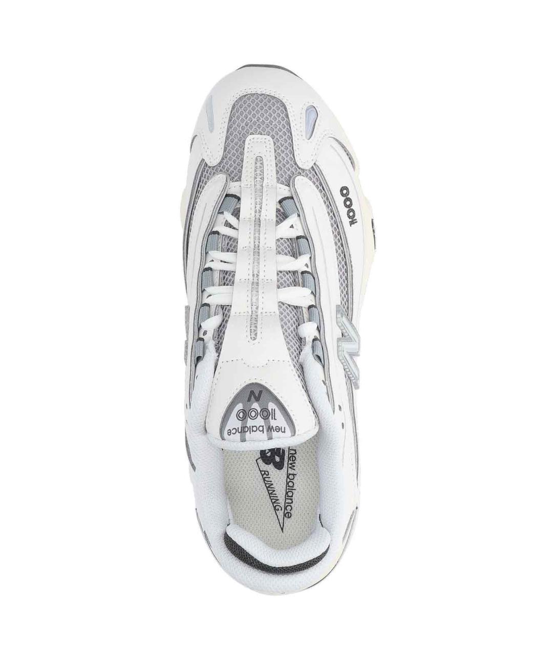 NEW BALANCE Белые кожаные низкие кроссовки / кеды, фото 5