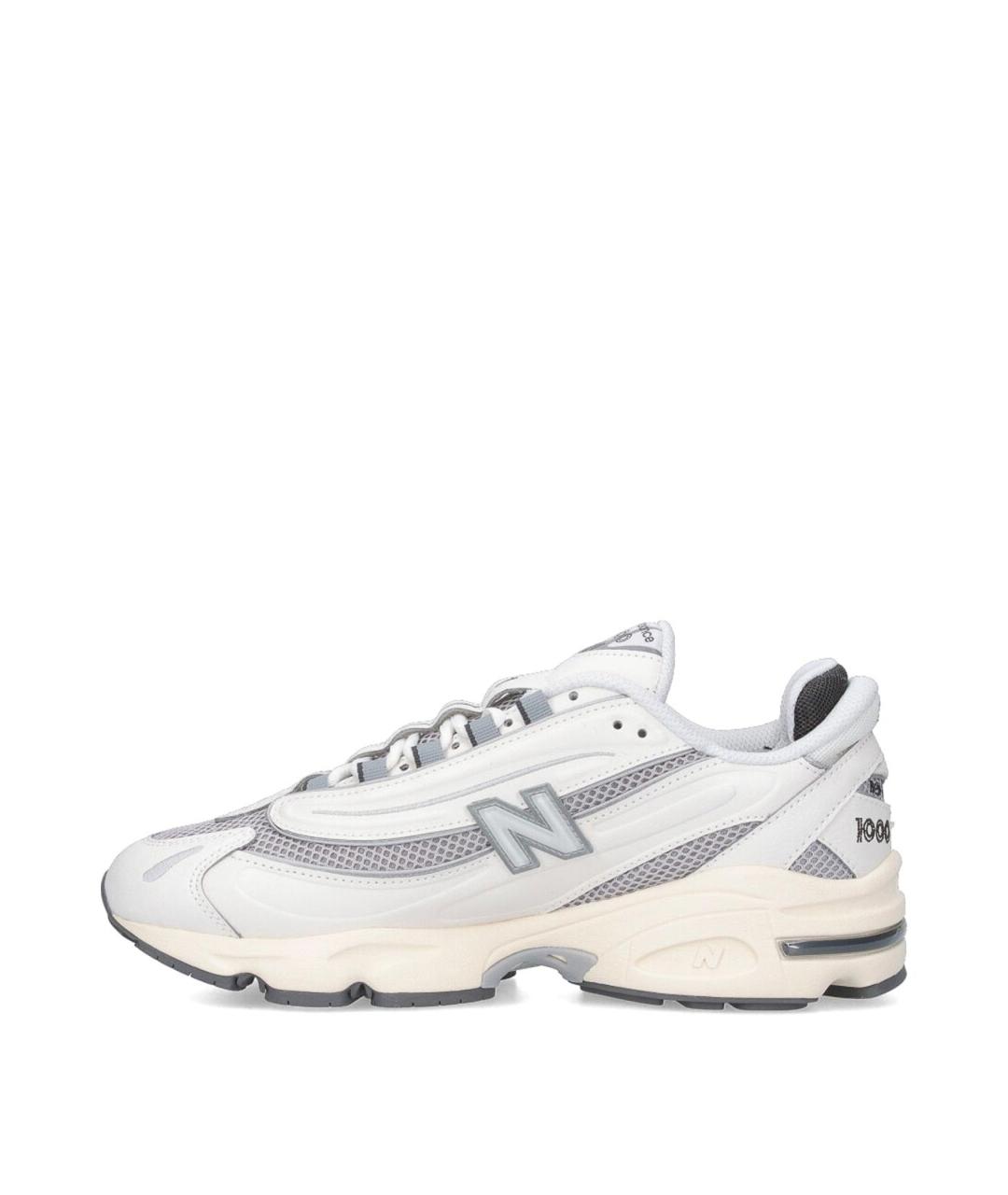 NEW BALANCE Белые кожаные низкие кроссовки / кеды, фото 3