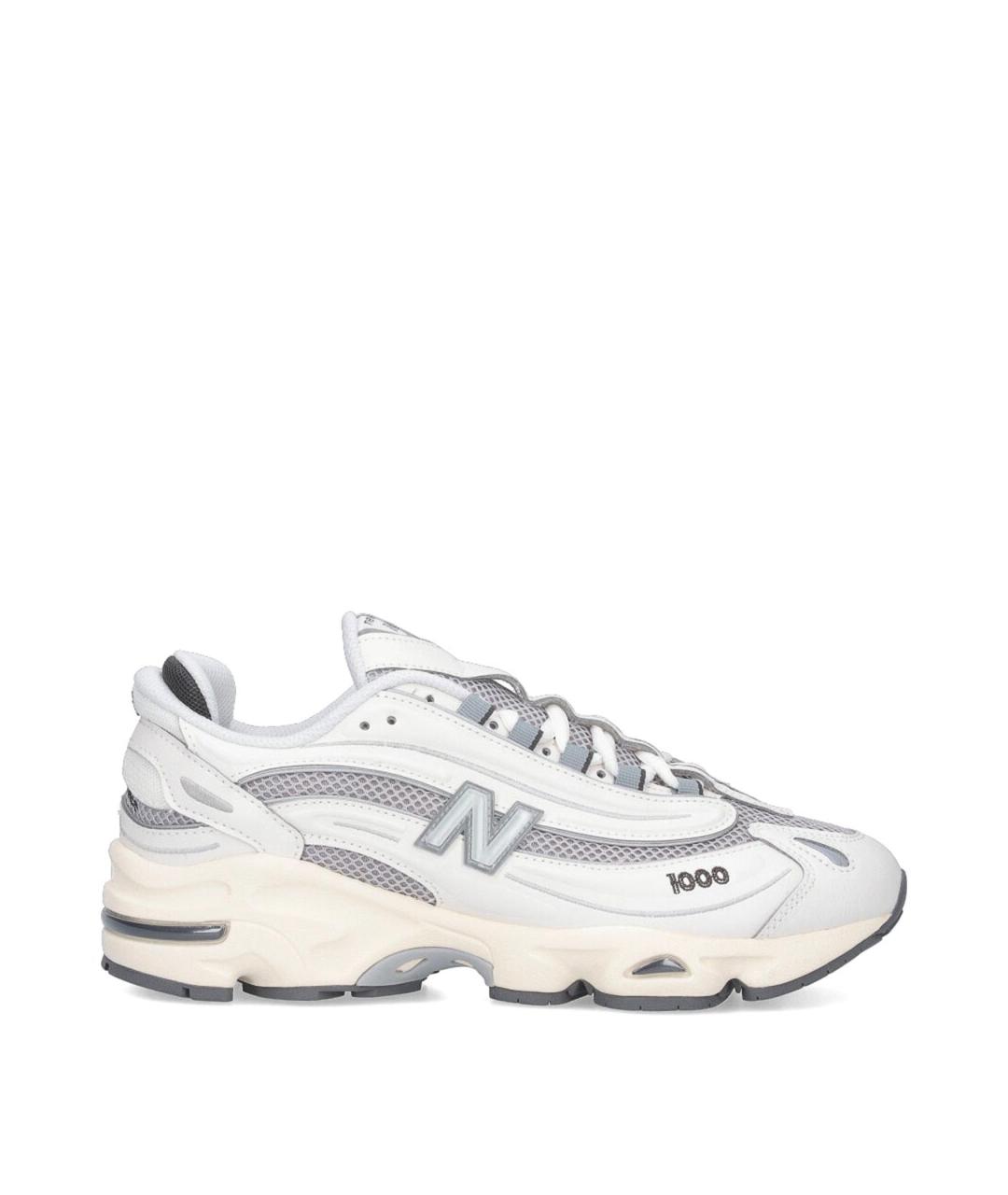NEW BALANCE Белые кожаные низкие кроссовки / кеды, фото 1