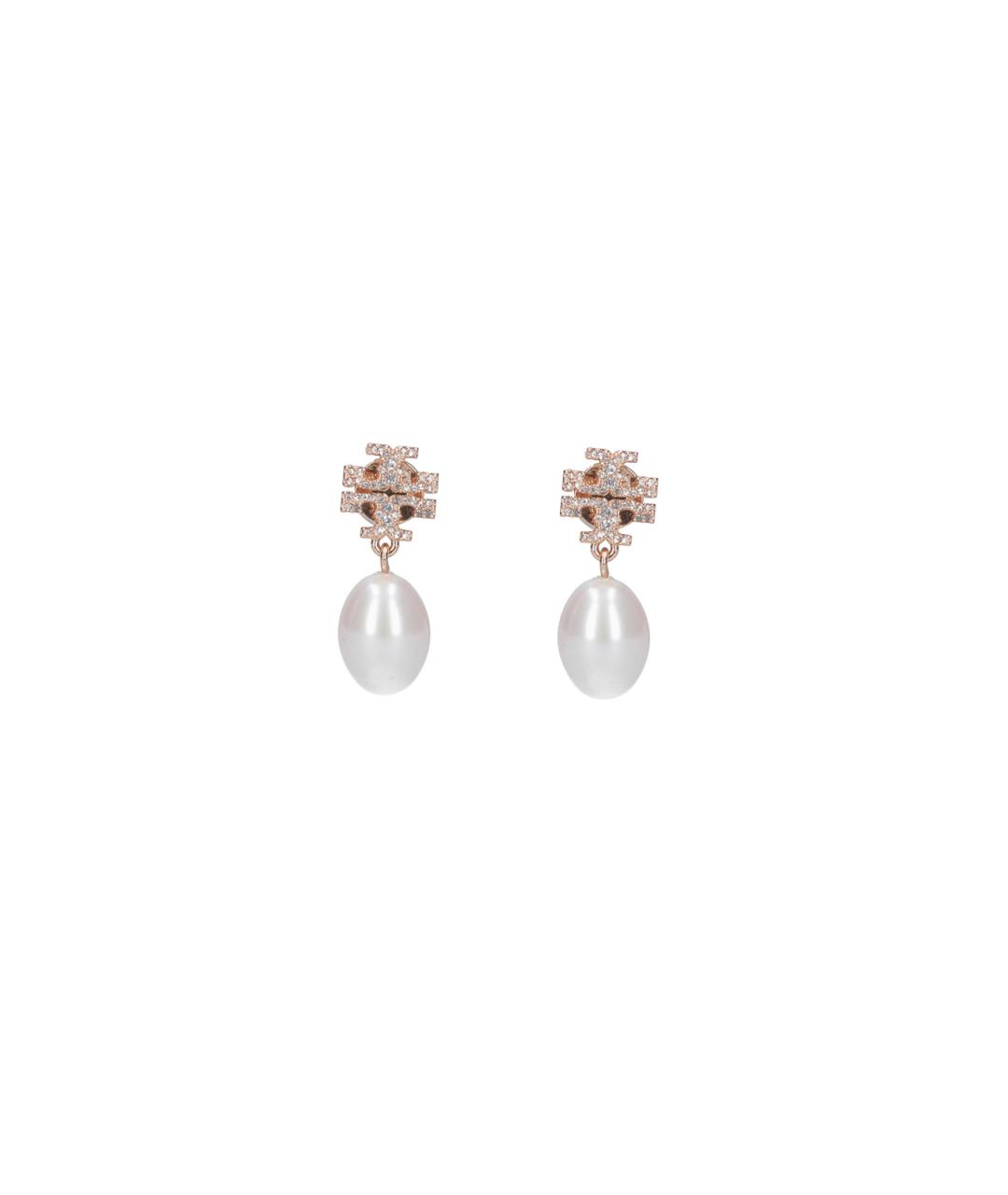 TORY BURCH Белые пластиковые серьги, фото 3