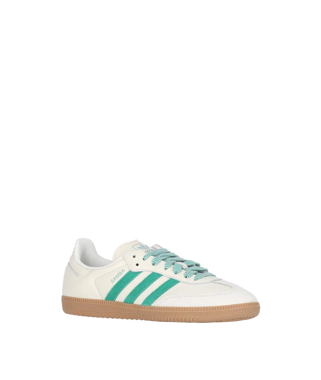 ADIDAS Белые кожаные кеды, фото 2