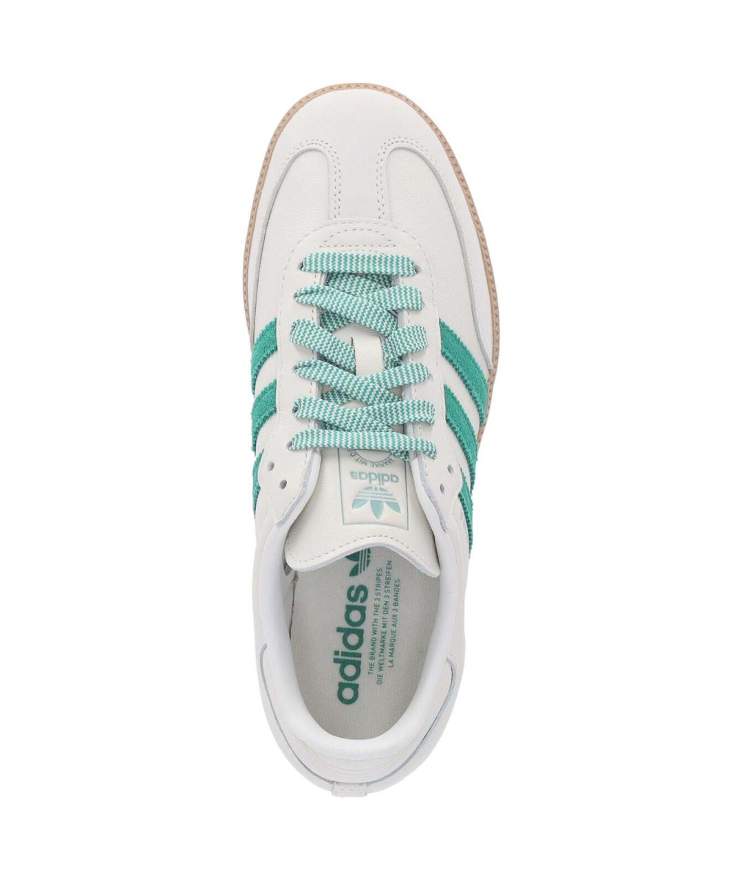 ADIDAS Белые кожаные кеды, фото 5