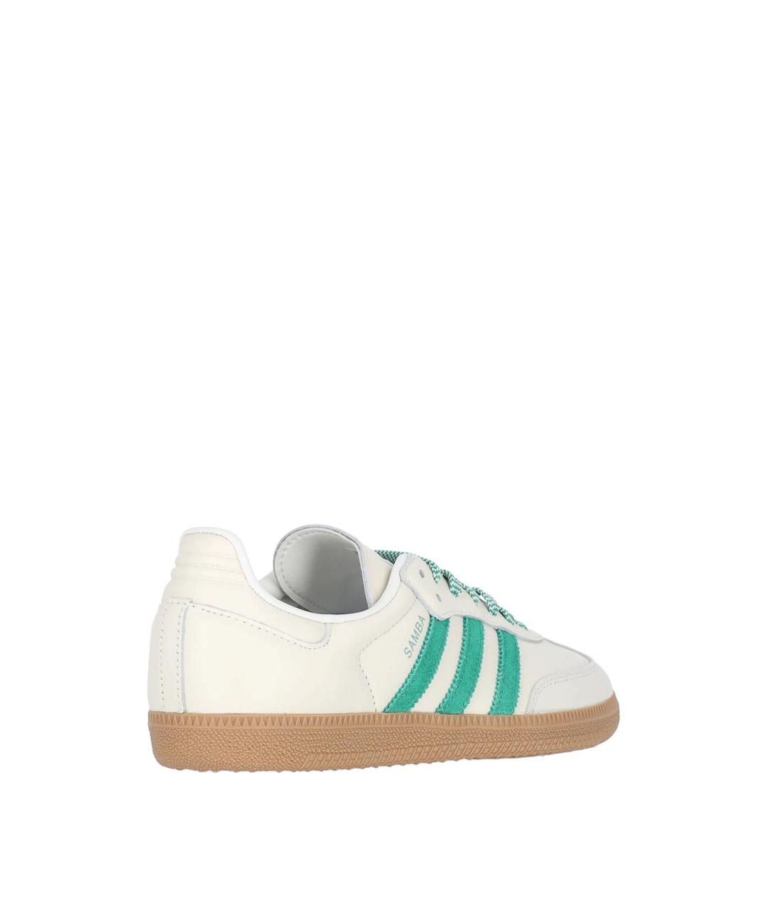 ADIDAS Белые кожаные кеды, фото 4