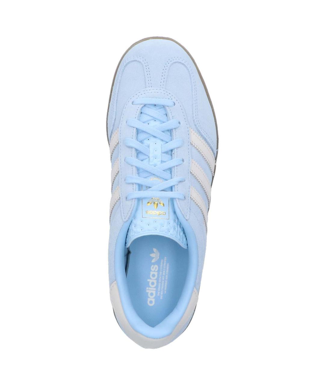 ADIDAS Голубые замшевые кеды, фото 5