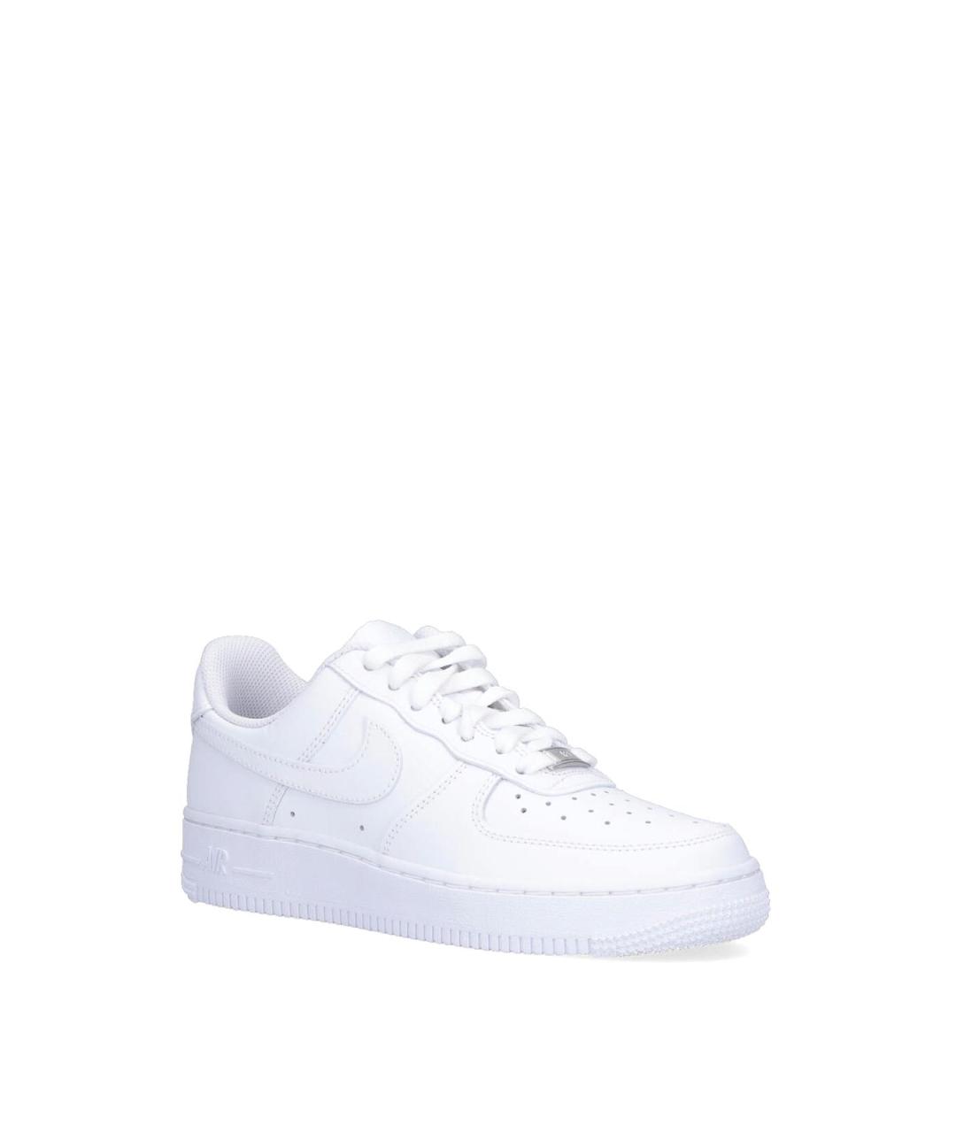 NIKE Белые кожаные кроссовки, фото 2
