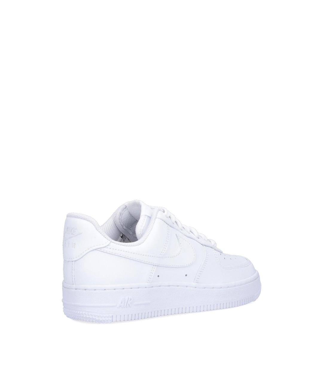 NIKE Белые кожаные кроссовки, фото 4
