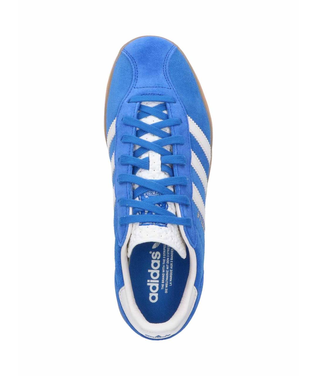 ADIDAS Синие замшевые низкие кроссовки / кеды, фото 5