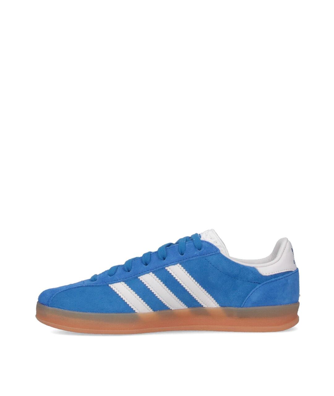 ADIDAS Синие замшевые низкие кроссовки / кеды, фото 3