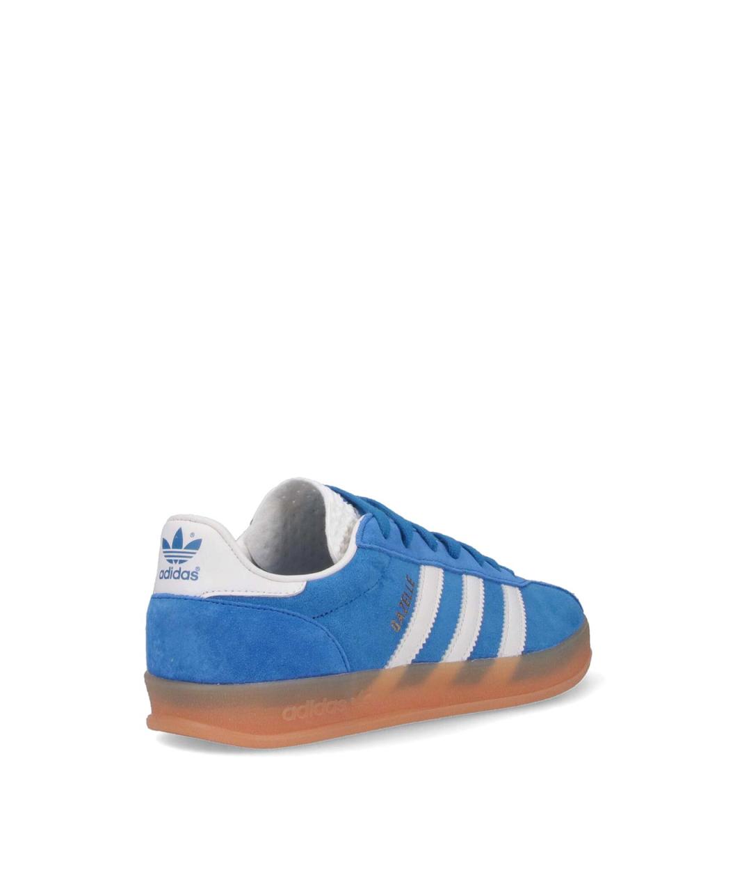ADIDAS Синие замшевые низкие кроссовки / кеды, фото 4