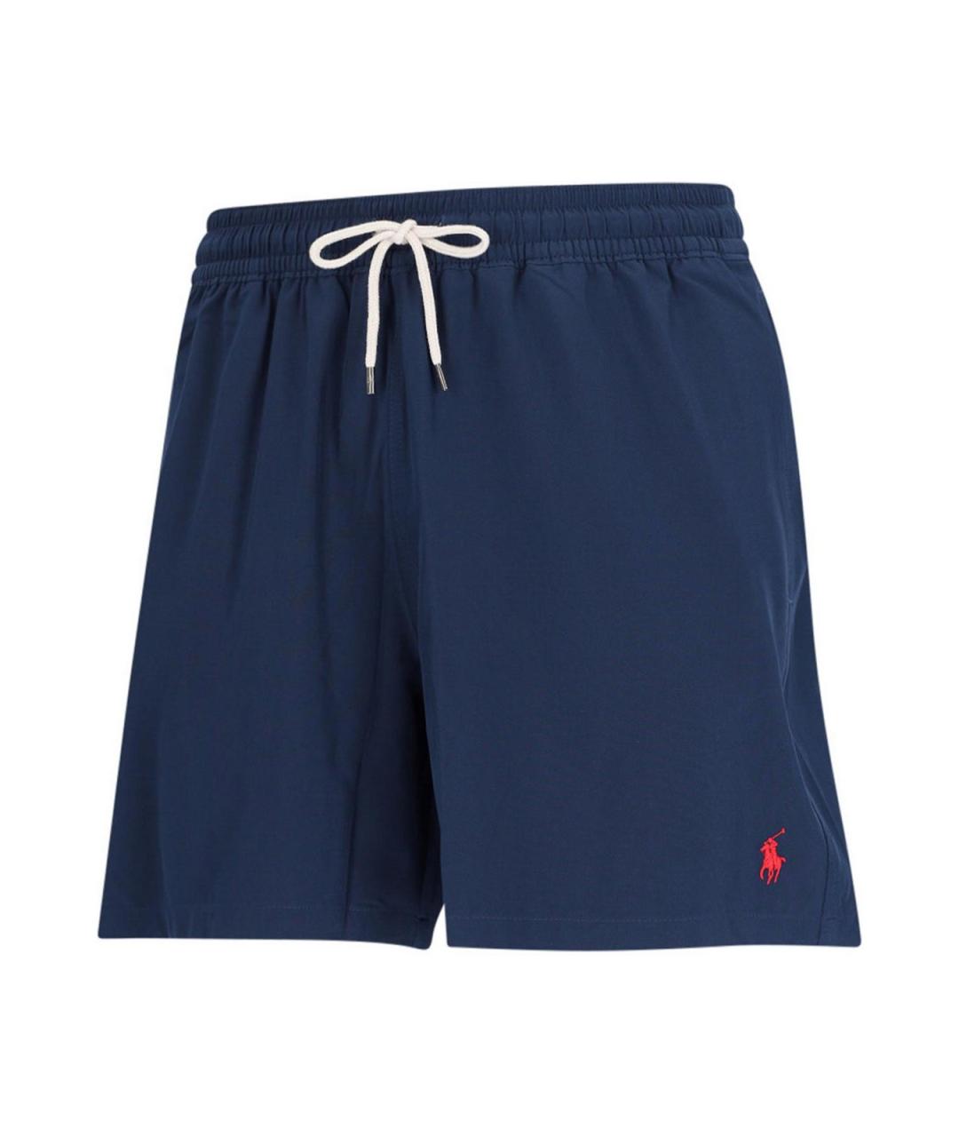 POLO RALPH LAUREN Синие полиэстеровые шорты, фото 3