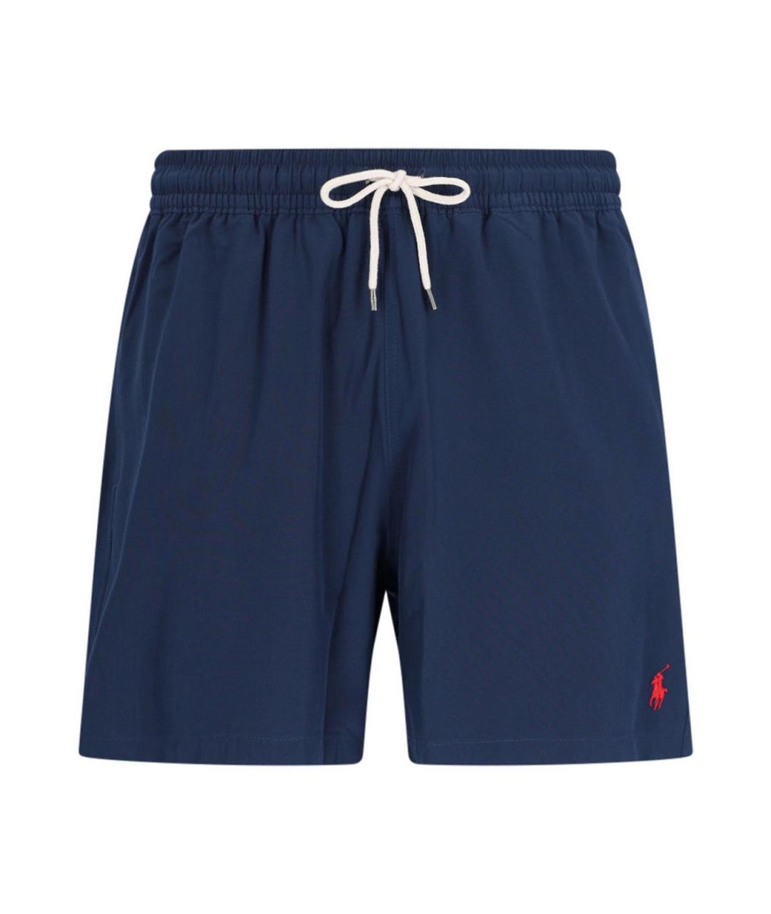 POLO RALPH LAUREN Синие полиэстеровые шорты, фото 1