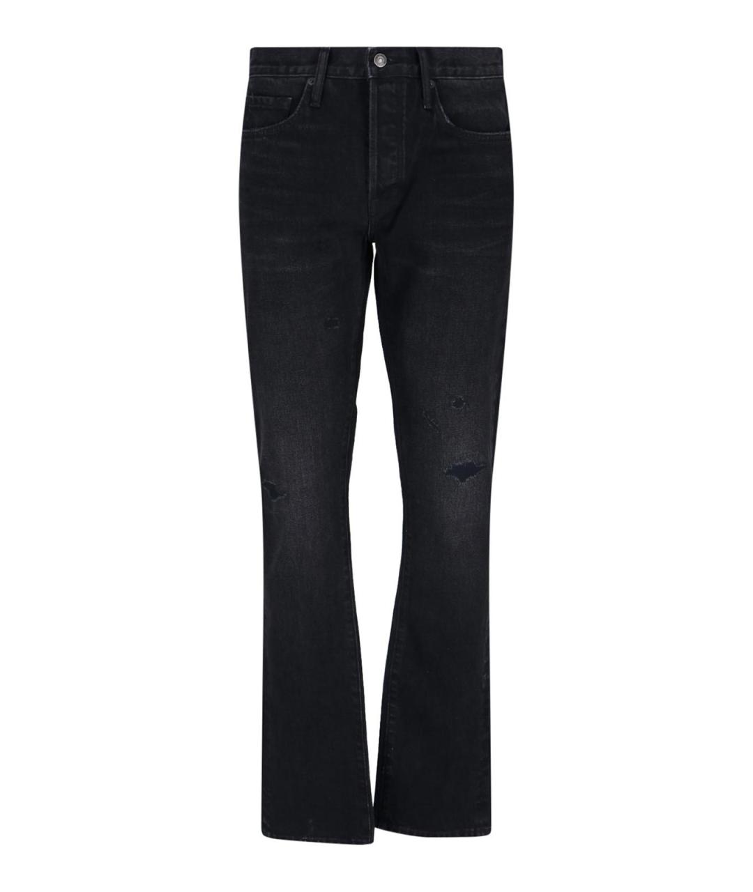 TOM FORD Черные хлопковые джинсы, фото 1