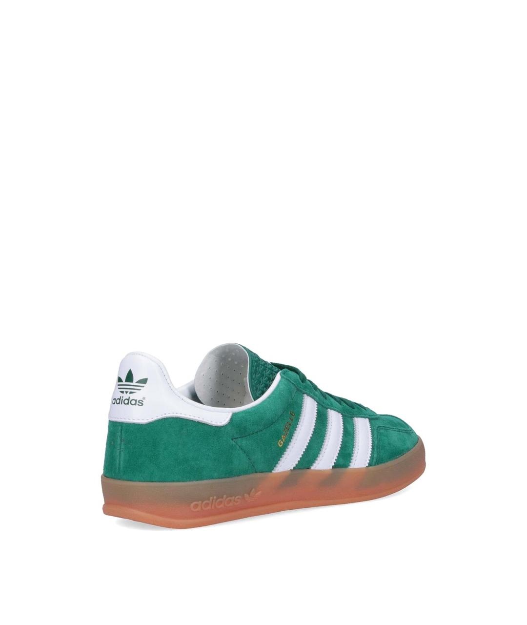 ADIDAS Зеленые замшевые низкие кроссовки / кеды, фото 4