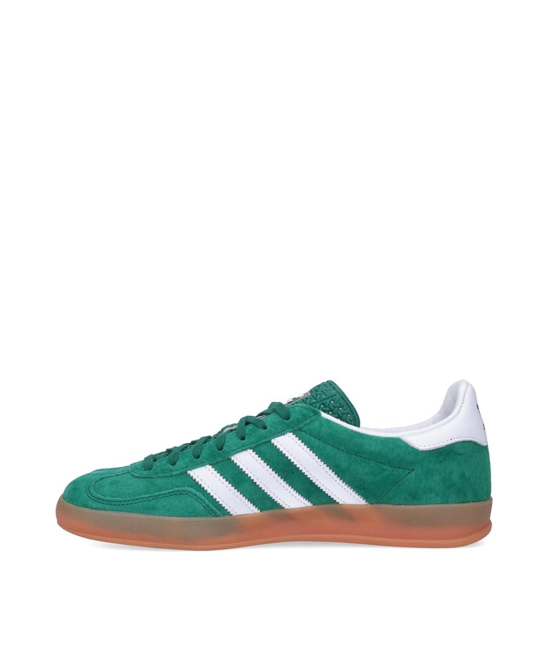 ADIDAS Зеленые замшевые низкие кроссовки / кеды, фото 3