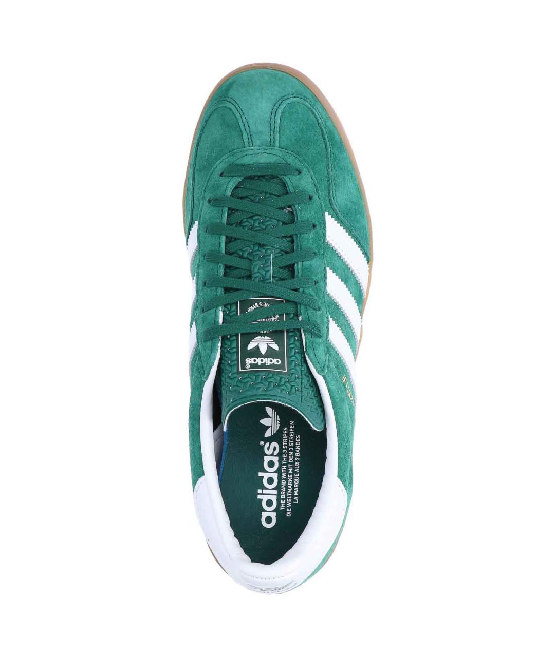 ADIDAS Зеленые замшевые низкие кроссовки / кеды, фото 5