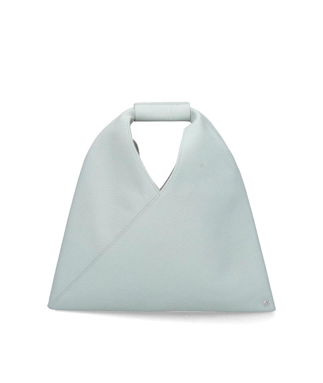 MM6 MAISON MARGIELA Голубая кожаная сумка через плечо, фото 1