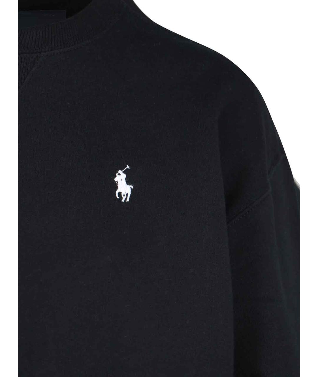 POLO RALPH LAUREN Черный хлопковый джемпер / свитер, фото 3