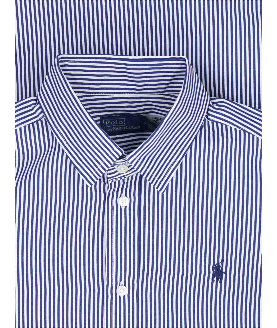 POLO RALPH LAUREN Синяя хлопковая рубашка, фото 3