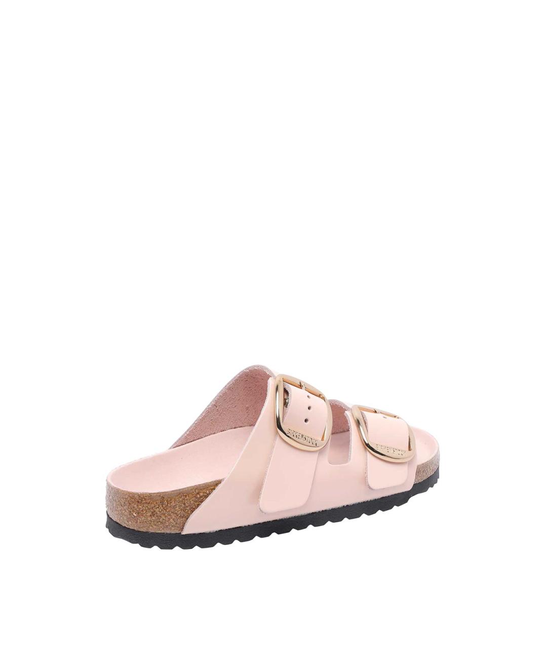 BIRKENSTOCK Бежевые кожаные сандалии, фото 3