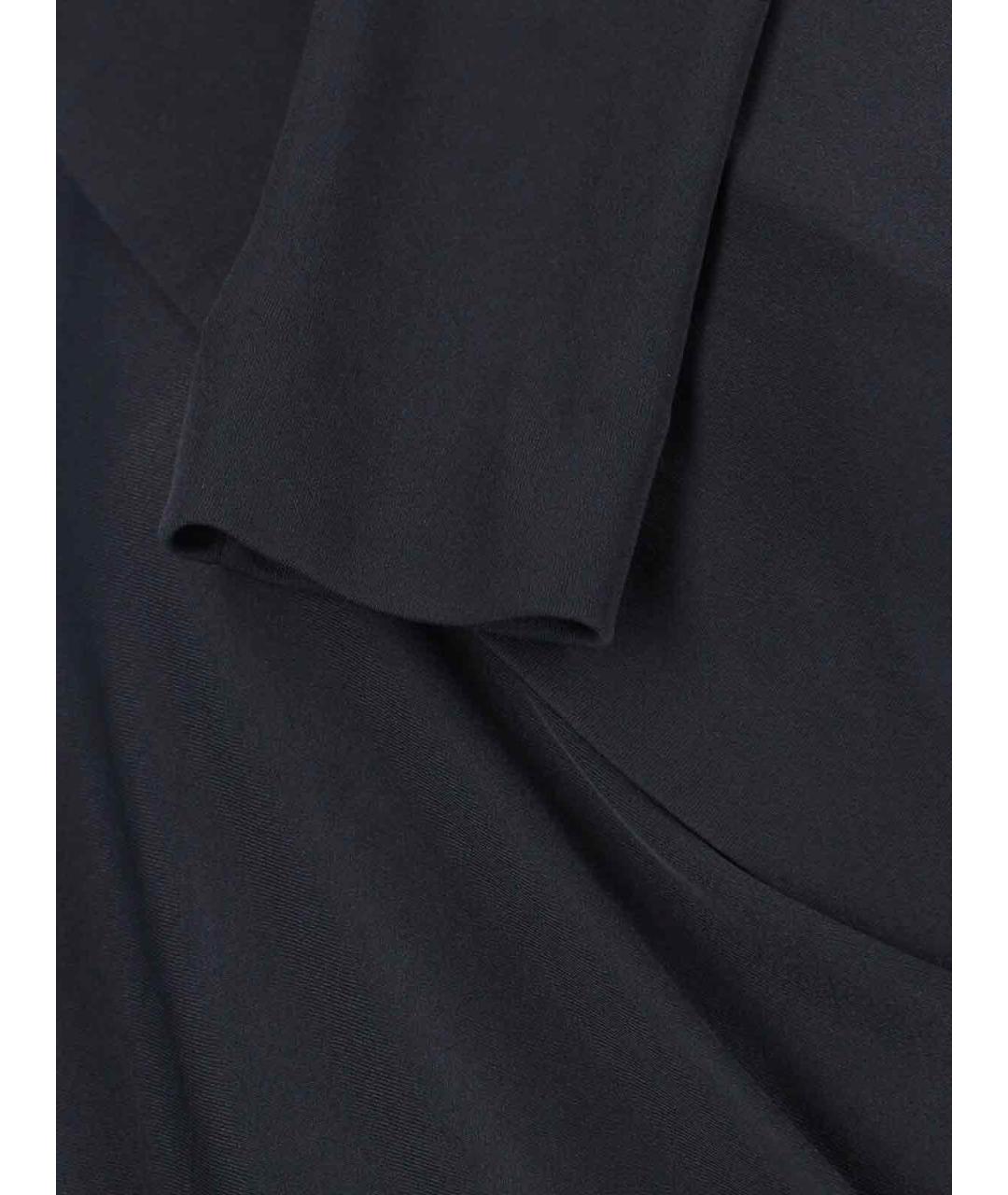JIL SANDER Черное вискозное повседневное платье, фото 5