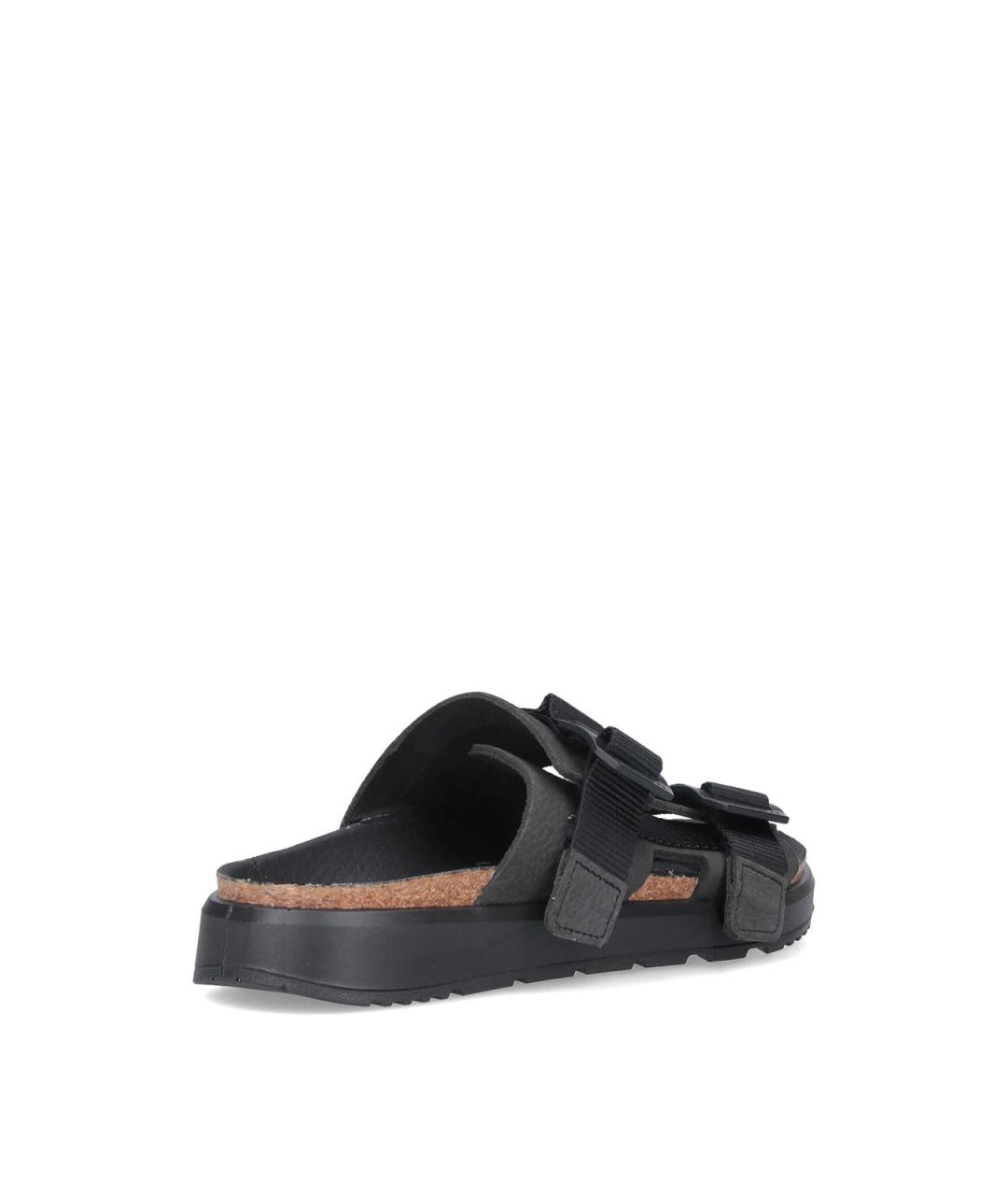BIRKENSTOCK Черные кожаные сандалии, фото 4
