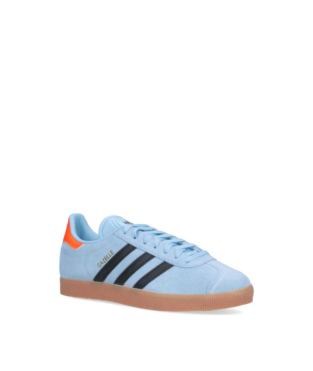 ADIDAS Синие замшевые низкие кроссовки / кеды, фото 2